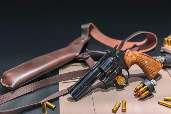 Tokyo Japonsko Listopad 2020 Replika Amerického Revolveru Colt Python 357 — Stock fotografie