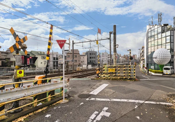 Tokyo Japon Décembre 2020 Dernier Unique Passage Niveau Ligne Yamanote — Photo