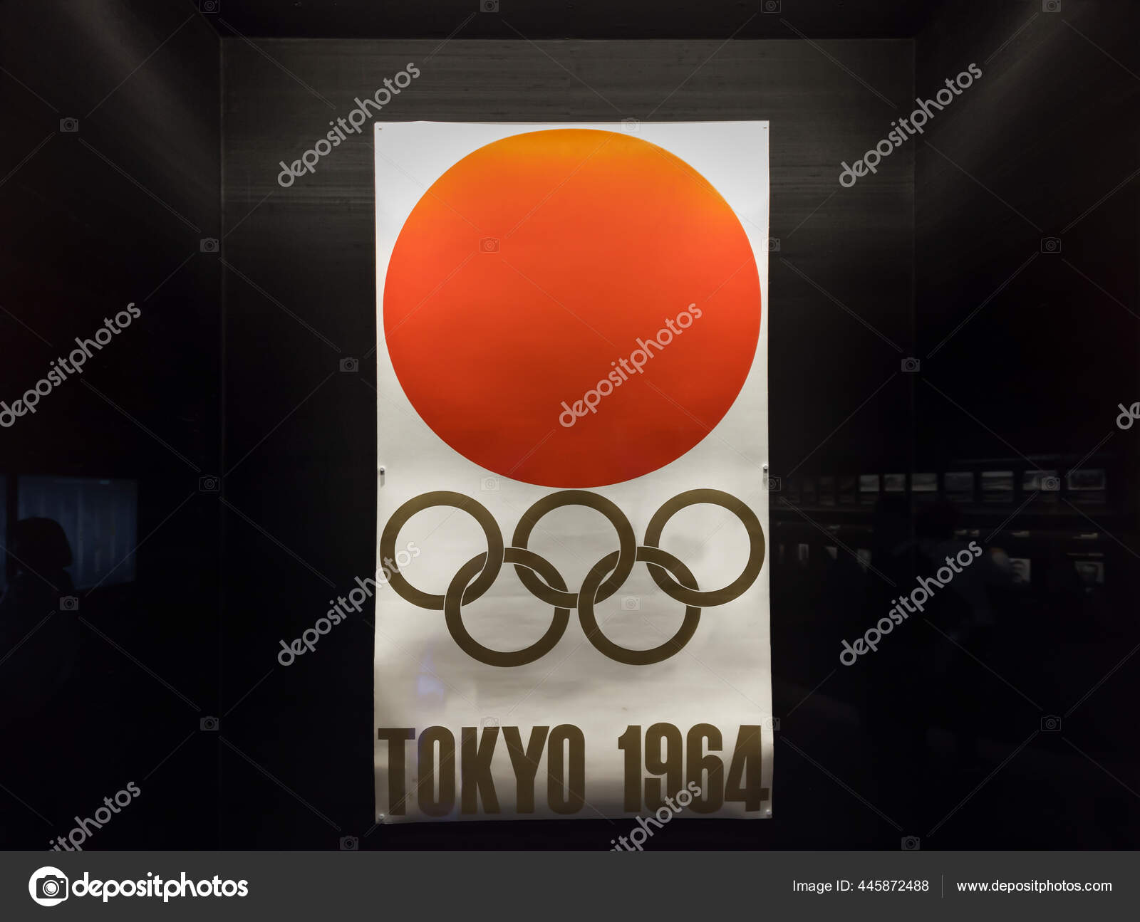 Tokyo Japón Enero Antiguo Cartel Adornado Con Cinco — Foto editorial de © kuremo #445872488