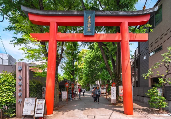 Tokyo Japon Mai 2019 Des Touristes Marchent Entre Les Lanternes — Photo