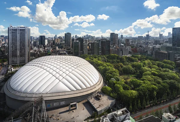 Tokyo Japan May 2021 Пташиний Краєвид Стадіону Tokyo Dome Під — стокове фото