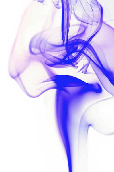 Абстрактний Фіолетовий Дим Білому Тлі — стокове фото