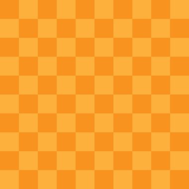 Soyut turuncu kare desenli dikişsiz
