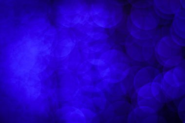 Mavi bokeh ışıklar güzel Noel arka plan doku 