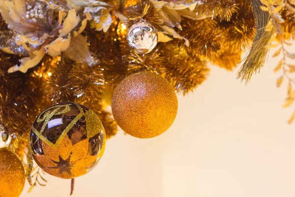 Closeup Christmas ball from Christmas tree — Stock Photo, Image
