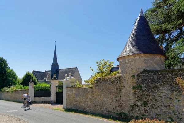 Castelo Classificado Monumento Histórico Chamado Chateau Germain Saint Germain Agosto — Fotografia de Stock