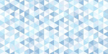 Mavi gradyan üçgen desen, içinde daire izi, soyut geometrik çokgen arkaplan