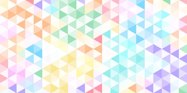 彩色三角形图案 抽象几何多边形背景 — 图库矢量图片