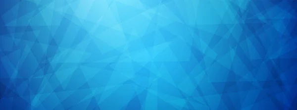 Abstrait Bleu Chevauchement Triangle Fond — Image vectorielle