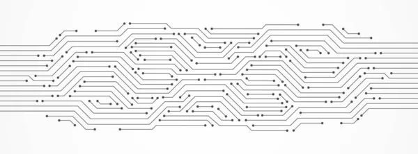 Tecnología Abstracta Fondo Placa Circuito Microchip — Archivo Imágenes Vectoriales