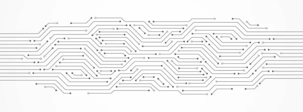Tecnología Abstracta Fondo Placa Circuito Microchip — Archivo Imágenes Vectoriales