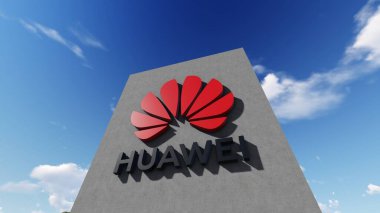 Huawei logosu, sadece editoryal kullanım