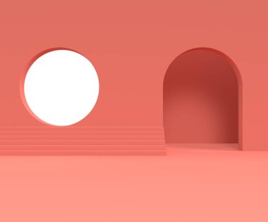 En az arkaplan içeren sahne, 3d görüntüleme