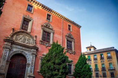 Alonso Cano Meydanı 'ndaki Granada, Endülüs, İspanya Başpiskoposluğu cephesi