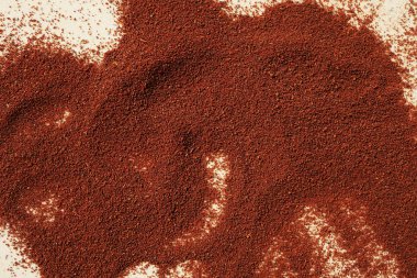 Badem tohumları ya da kahve çekirdeği arkaplanı. Vücut kuru ovalama 