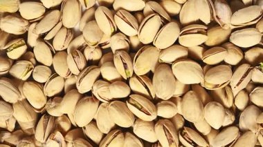 Kızarmış şam fıstığı deseni. Tuzlu atıştırmalık. sağlıklı gıda geçmişi