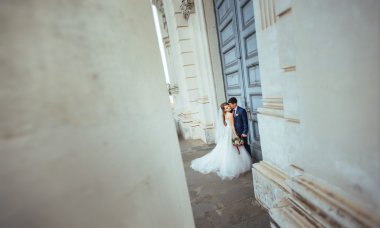 Doğa yürüyüşüne düğün