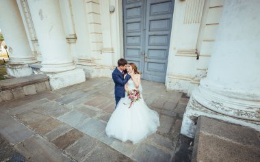 Doğa yürüyüşüne düğün