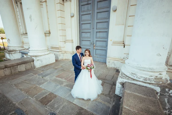 Doğa yürüyüşüne düğün