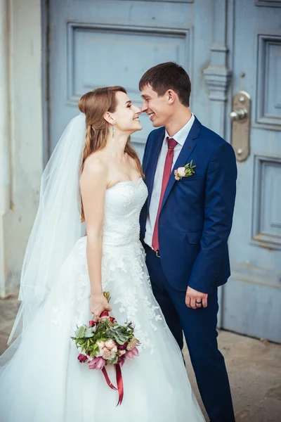 Boda paseo por la naturaleza —  Fotos de Stock