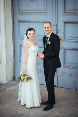 Düğün yürüyüş cathedral yakınındaki