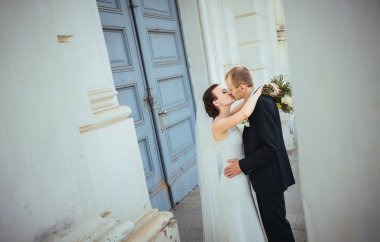 Düğün yürüyüş cathedral yakınındaki