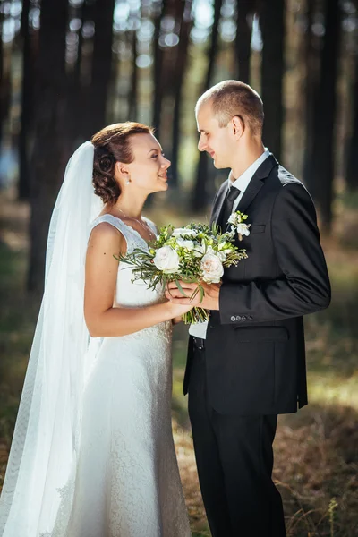 Piękny letni ślub walk na charakter — Zdjęcie stockowe