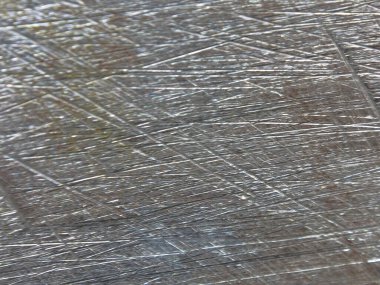 Metal doku metal bir dosya ile çizilmiş..