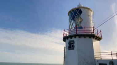 Irish Lighthouse with the light spinning