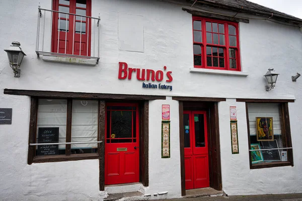 Kinsale Ireland July 2021 Sign Bruno Italian Restaurant Kinsale — Stock Photo, Image