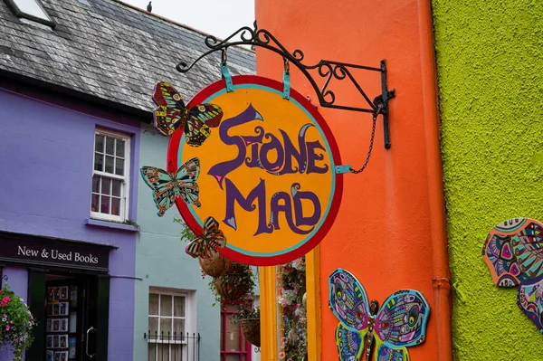 Kinsale Ireland July 2021 Sign Stone Mad Shop Kinsale County — Stock Photo, Image