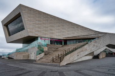 Liverpool, UK- 18 Temmuz; Liverpool 'daki Albert Limanı Müzesi.