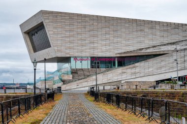 Liverpool, UK- 18 Temmuz; Liverpool 'daki Albert Limanı Müzesi.