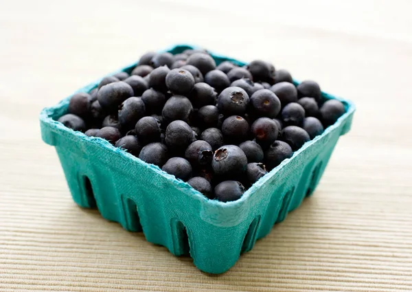 Čerstvé Borůvky Cyanococcus Blue Berry Krabici — Stock fotografie