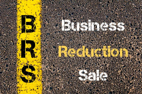 Business Acronym BRS Business Reduction Sale — 图库照片