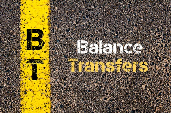 Business Acronym BT Balance Transfers