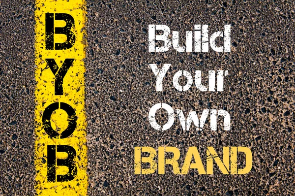Business Acronym BYOB Build Your Own Brand