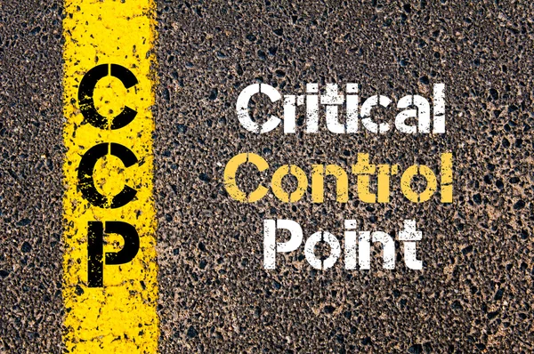 Business Acronym CCP Critical Control Point — Stok fotoğraf