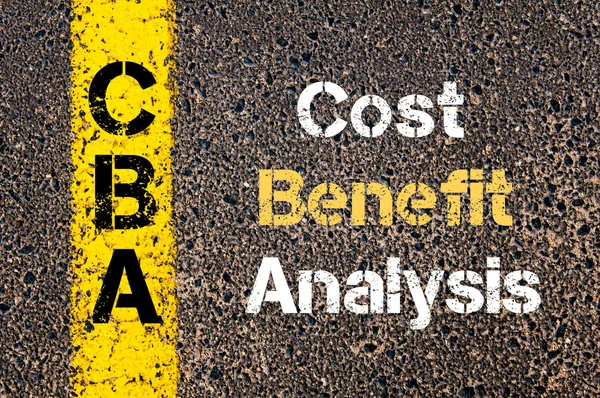 Business Acronym CBA Cost Benefit Analysis