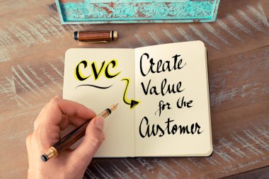 Acronym CVC as Create Value For The Customer