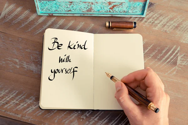 Seja gentil consigo mesmo — Fotografia de Stock