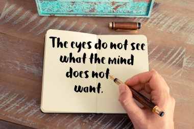 Alıntı Inspirational kavram resmi olarak el yazısı