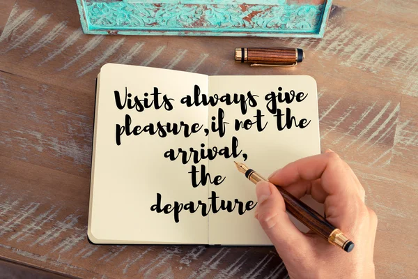 Handwritten quote as inspirational concept image — Stock Photo, Image