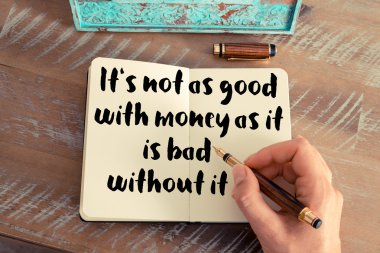 Alıntı Inspirational kavram resmi olarak el yazısı
