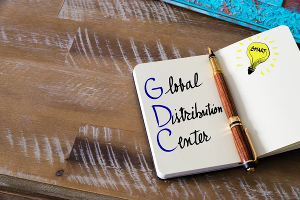 Business Acronimo GDC Global Distribution Center — Foto Stock