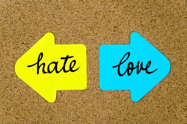 Message Hate versus Love