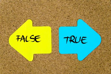 İleti False ve True