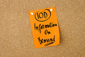 Obchodní zkratka Iod informace na požádání