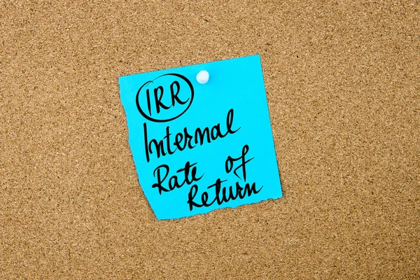 Zakelijke acroniem IR interne rentabiliteit — Stockfoto