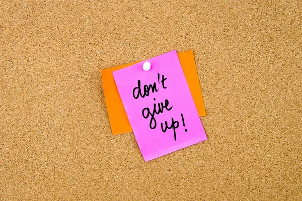 Do Not Give Up written on paper note — Stock Photo, Image